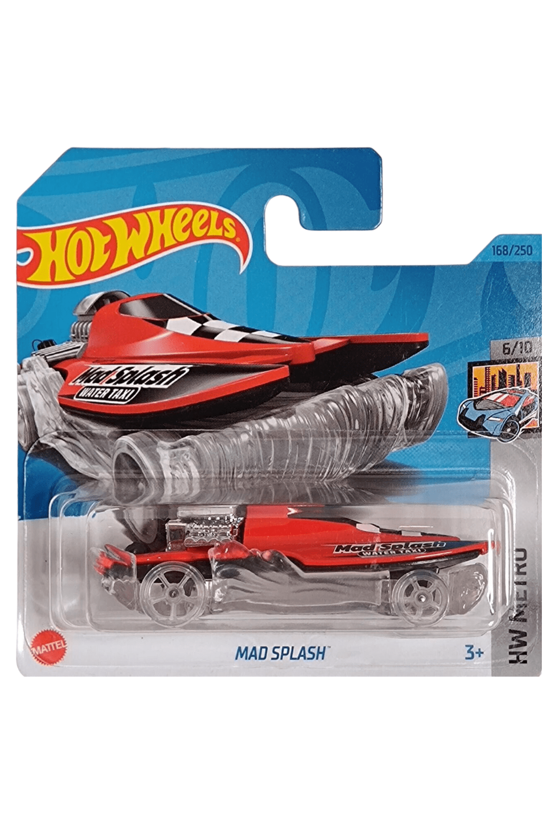 168/250 Hot Wheels - Mad Splash - HW Metro 6/10 - HKJ71 2023 - Hot Wheels
