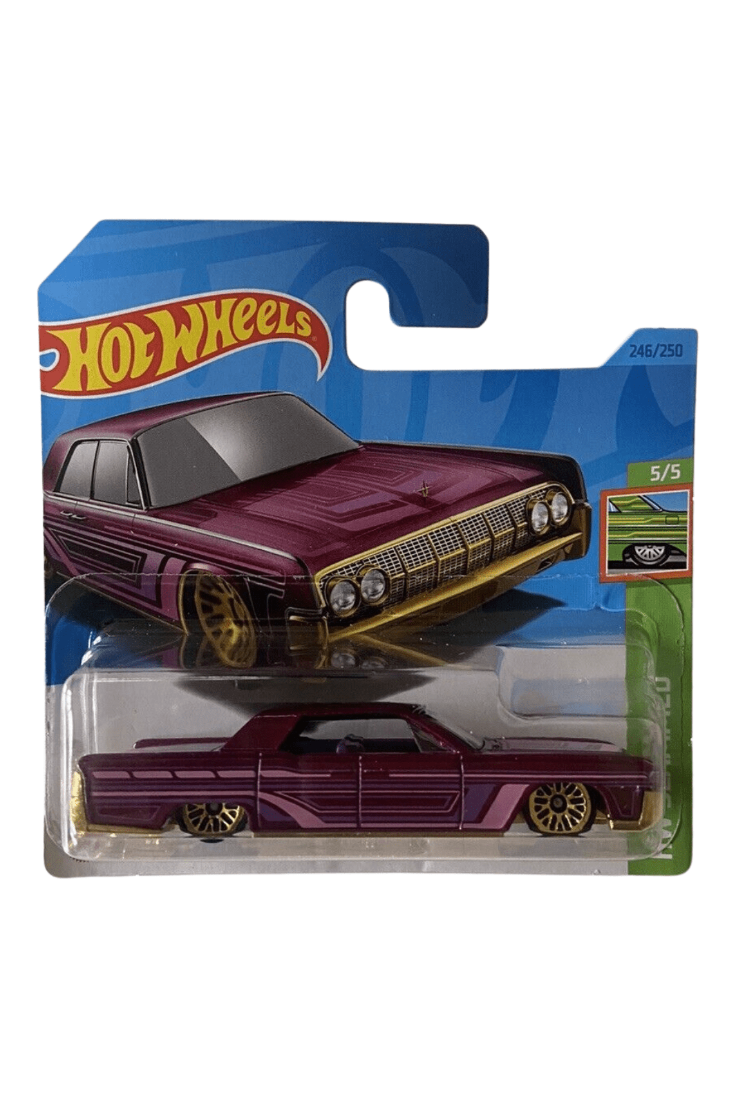 246/250 Hot Wheels - ’64 Lincoln Continental - HW Slammed 5/5 - HKJ09 2023 - Hot Wheels