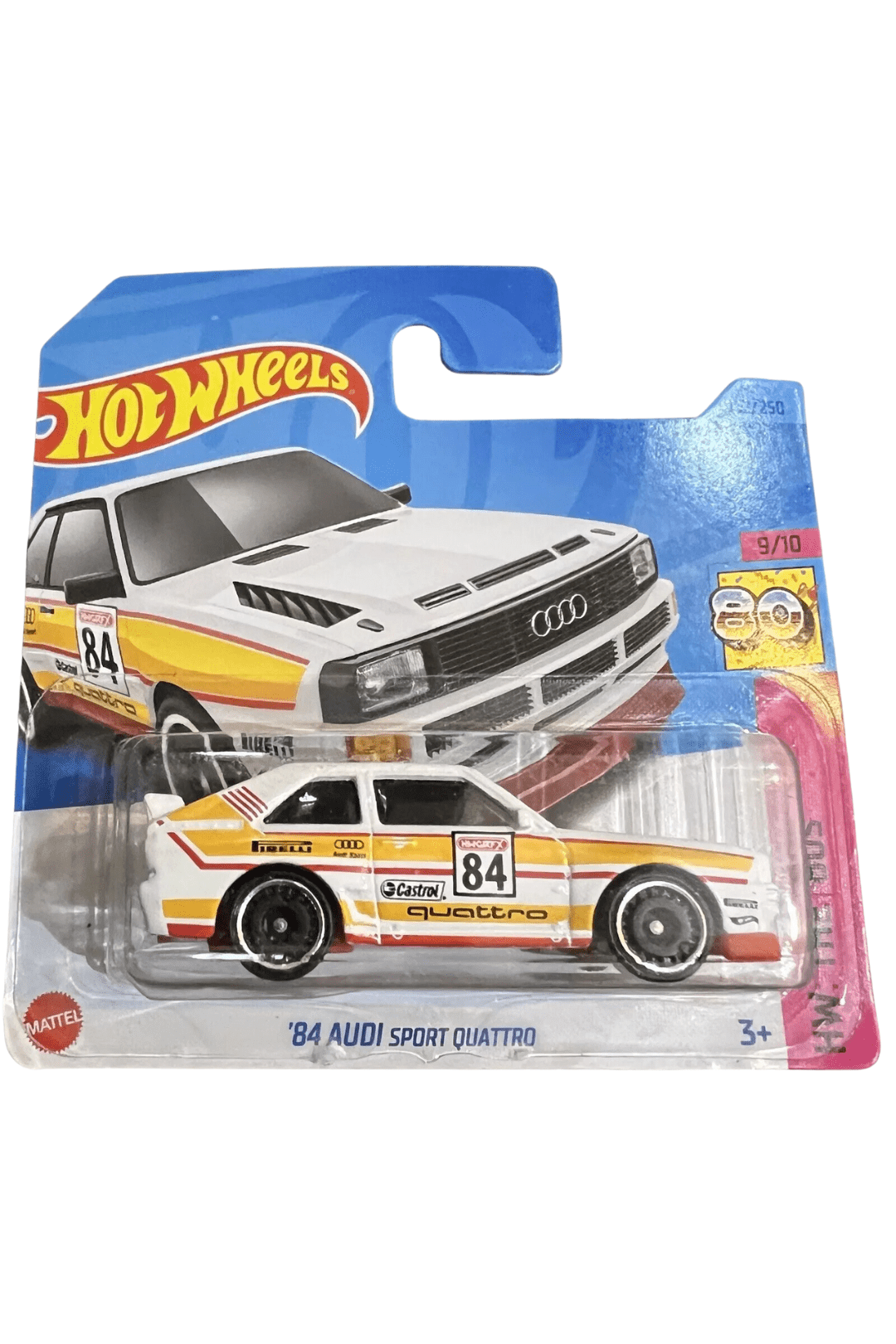 152/250 Hot Wheels - ’84 Audi Sport Quattro - HW: The ’80s 9/10 -2023 - HKJ66 - Hot Wheels