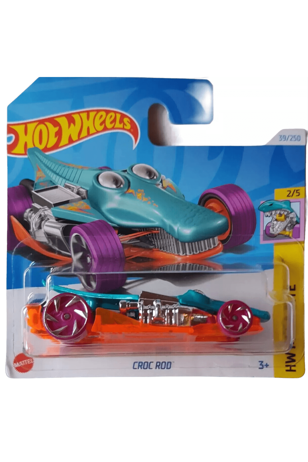 039/250 Hot Wheels - Croc Rod - HW: Mega Bite 2/5 -2024 - HKC02 - Hot Wheels