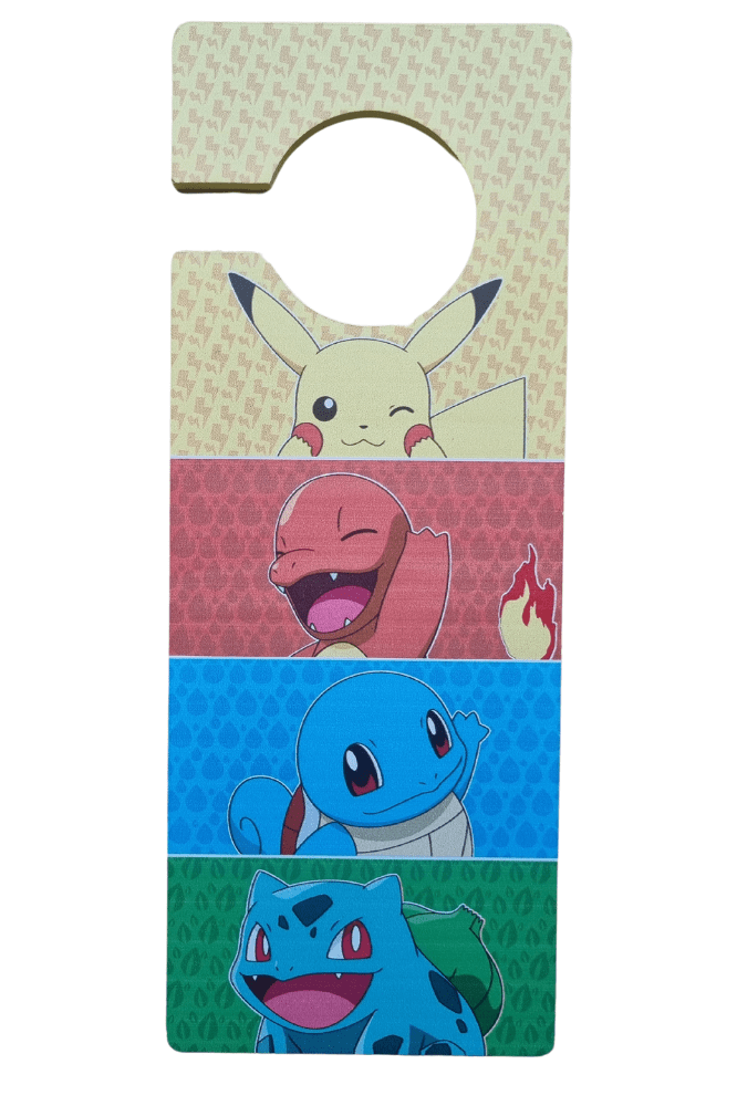 Pokemon Wooden 9’’ Door Hanger Official - Pokemon Accessories