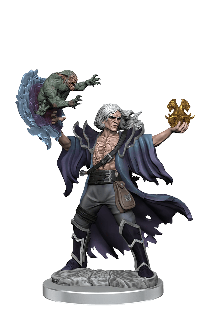 Dungeons & Dragons Frameworks: Human Warlock Male - Dungeons & Dragons