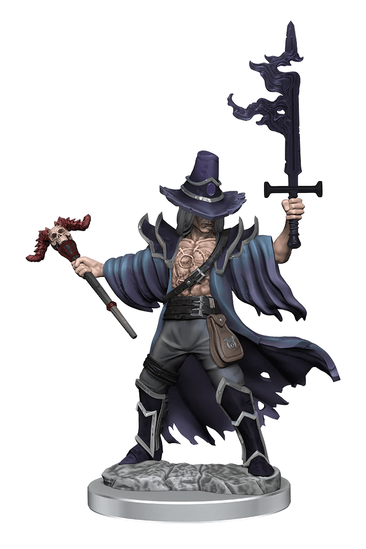 Dungeons & Dragons Frameworks: Human Warlock Male - Dungeons & Dragons