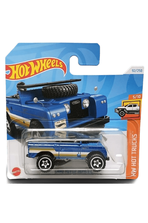 092/250 Hot Wheels - Land Rover Series 2 (blue) - HW Hot Trucks 5/10 - HTD41 2024 - Hot Wheels