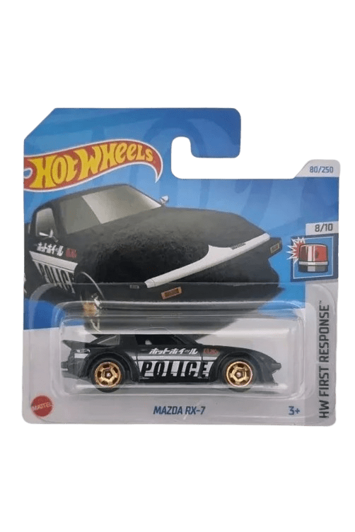 080/250 Hot Wheels - Mazda RX-7 - HW First Response 8/10 - HTD54 2024 - Hot Wheels