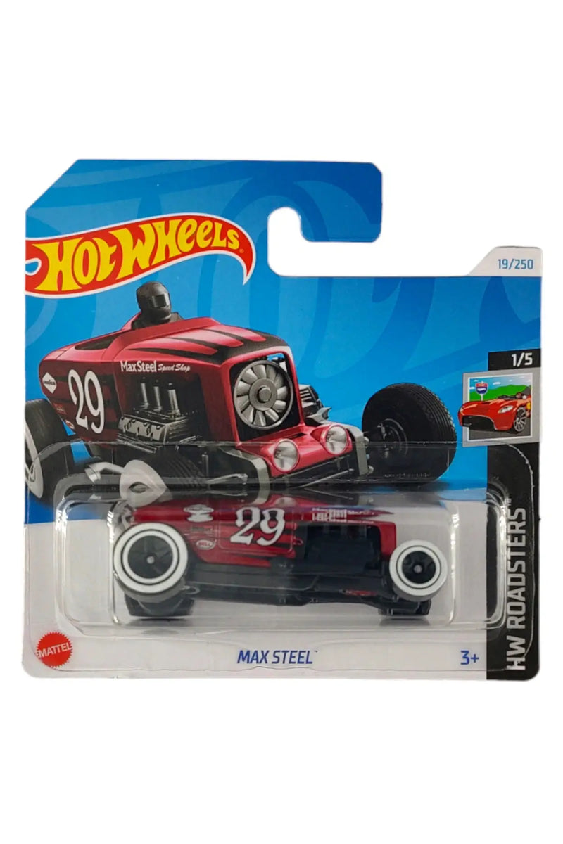 019/250 Hot Wheels - Max Steel - HW Roadsters 1/5 -2024 - HTC12 - Hot Wheels
