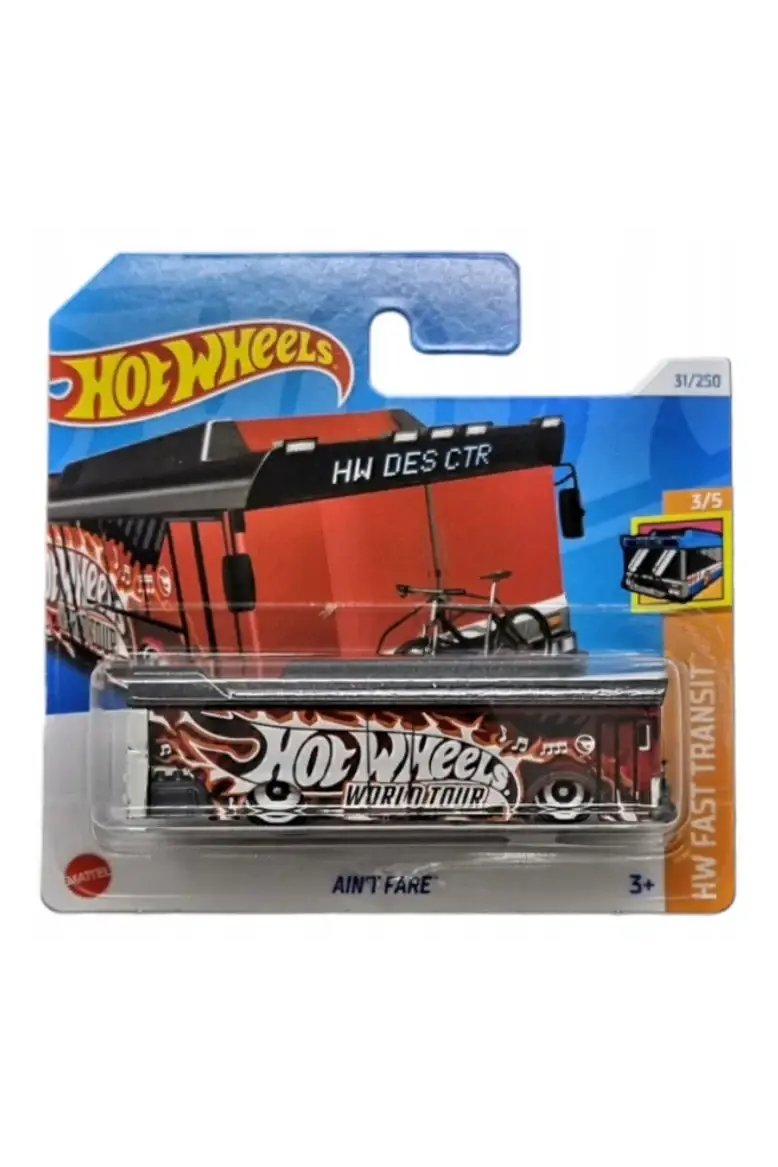 031/250 Hot Wheels - Ain’t Fare- HW Fast Transit Treasure Hunt 3/5 - 2024 - HTF16 - Hot Wheels