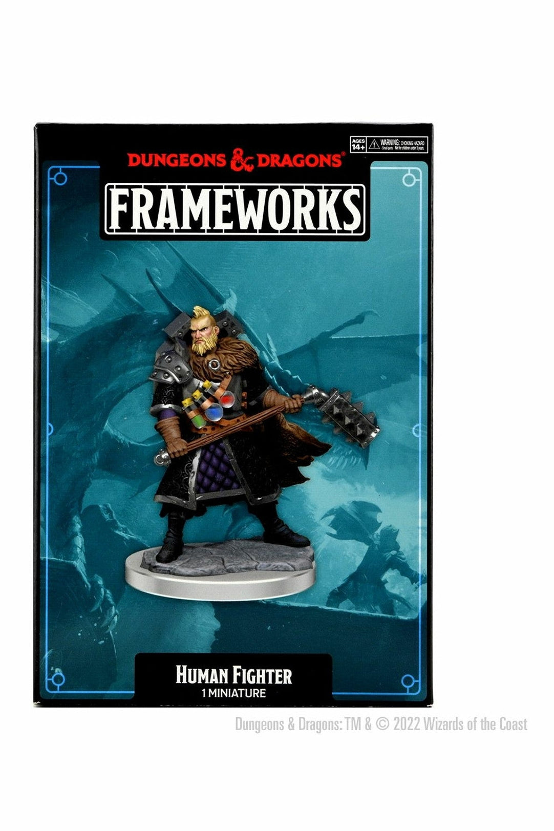 Dungeons & Dragons Frameworks: Human Fighter Male - Dungeons & Dragons