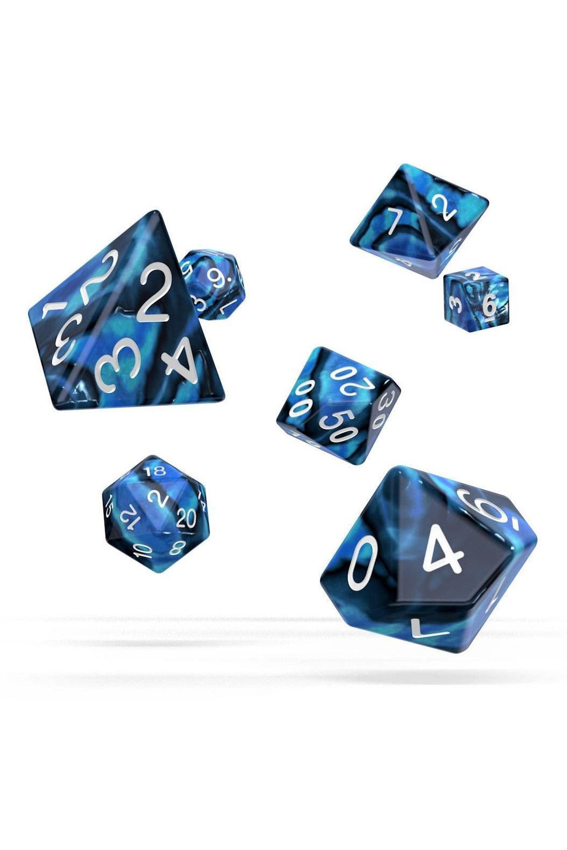 Oakie Doakie Dice - RPG Set 7 Pack Gemidice - Twilight Stone