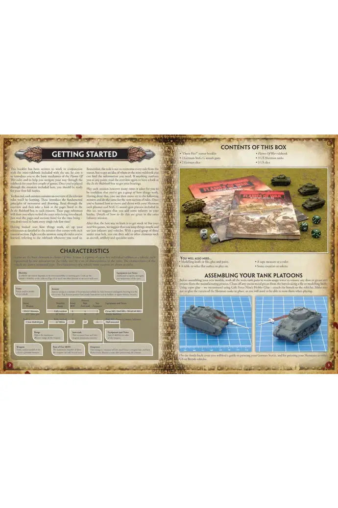 Flames Of War Open Fire Starter Set OOP 2009