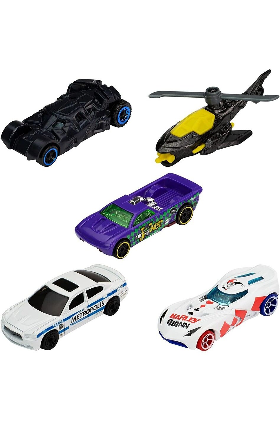 2020 Hot Wheels BATMAN 5 Pack GTN43 - Hot Wheels