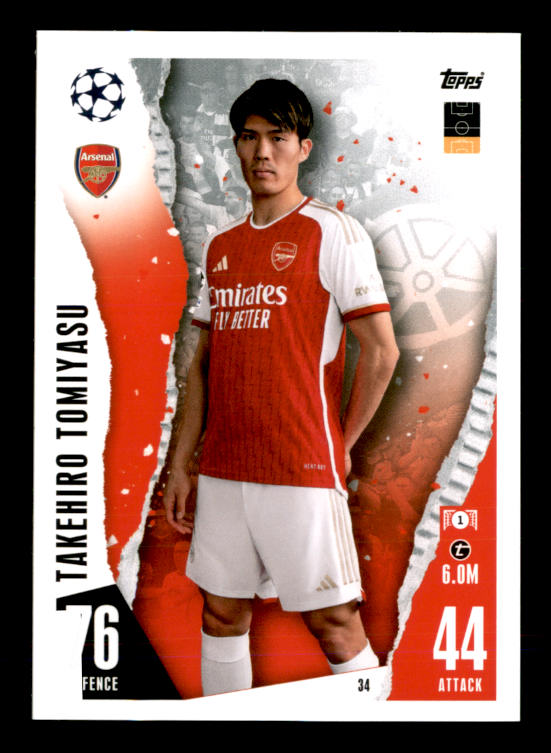 Takehiro Tomiyasu (2023) - #34 - Sports Card