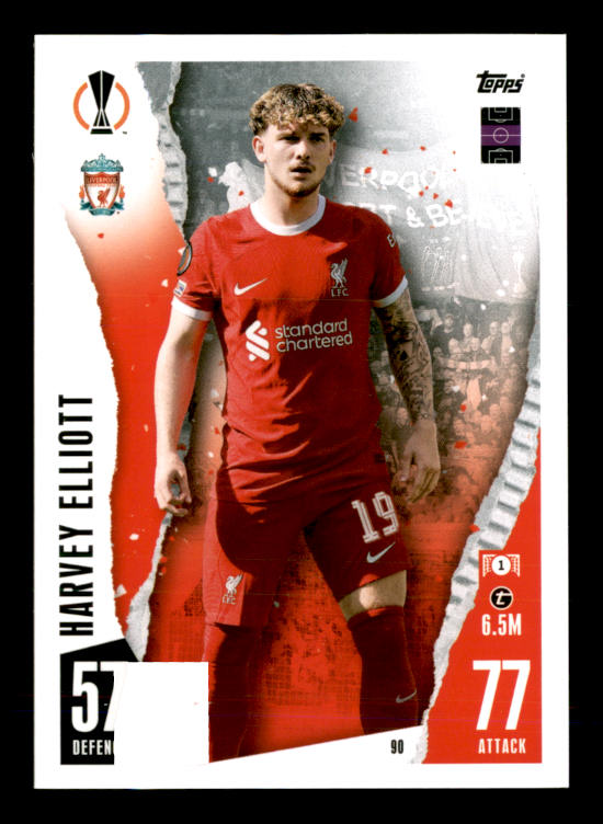 Harvey Elliott (2023) - #90 - Sports Card