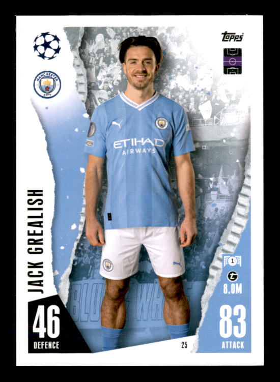 Jack Grealish (2023) - #25 - Sports Card