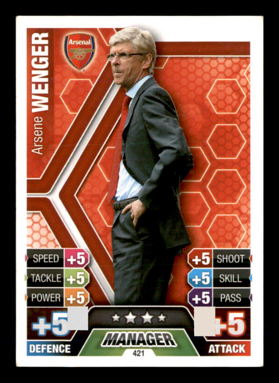 Arsene Wenger (2013) - #421 - Sports Card