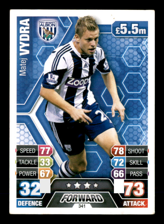 Matej Vydra (2013) - #341 - Sports Card