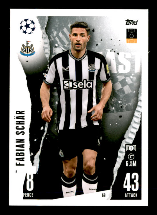 Fabian Schär (2023) - #69 - Sports Card