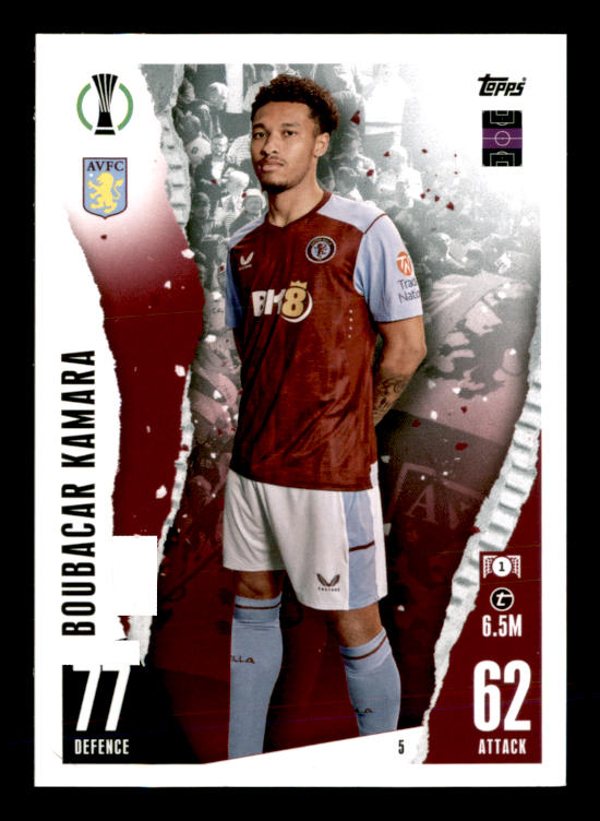 Boubacar Kamara (2023) - #5 - Sports Card