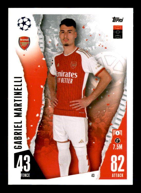 Gabriel Martinelli (2023) - #43 - Sports Card