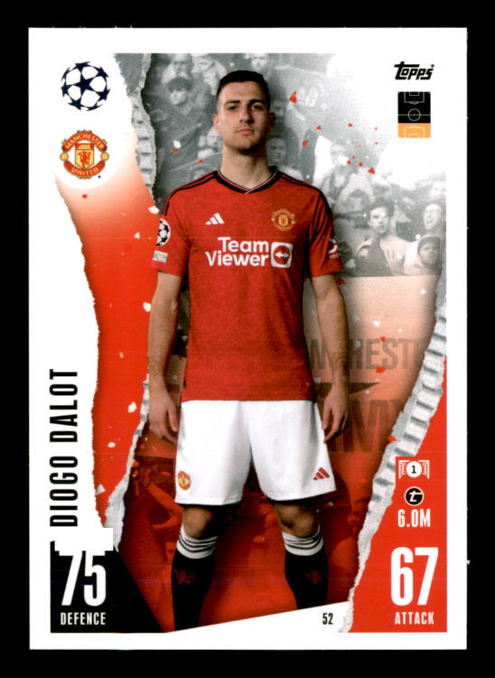 Diogo Dalot (2023) - #52 - Sports Card