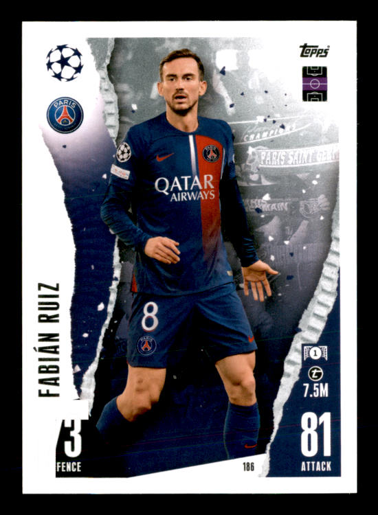 Fabian Ruiz (2023) - #186 - Sports Card