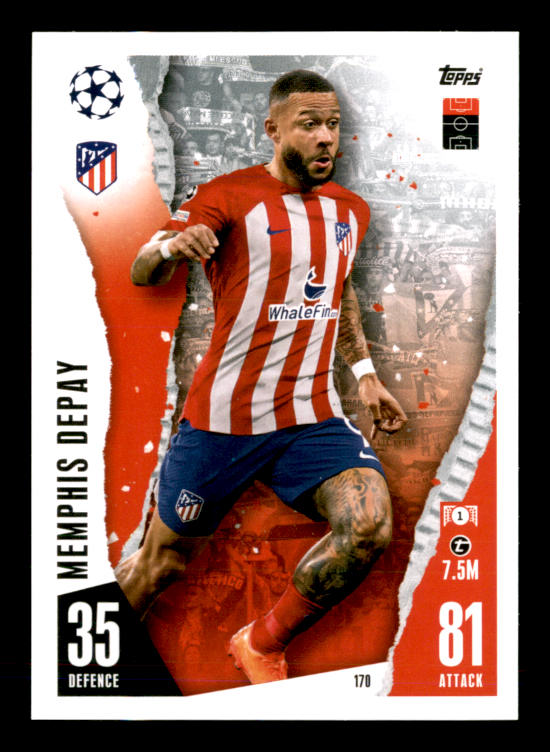 Memphis Depay (2023) - #170 - Sports Card