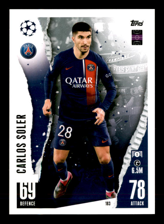 Carlos Soler (2023) - #183 - Sports Card
