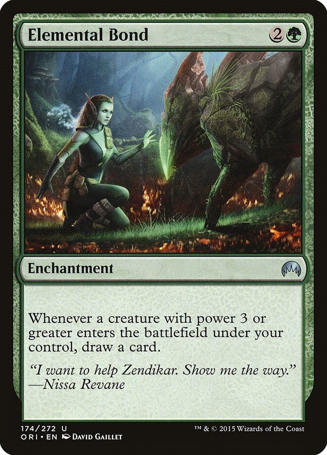 Image for Elemental Bond (Magic Origins) (174) - Magic: The Gathering
