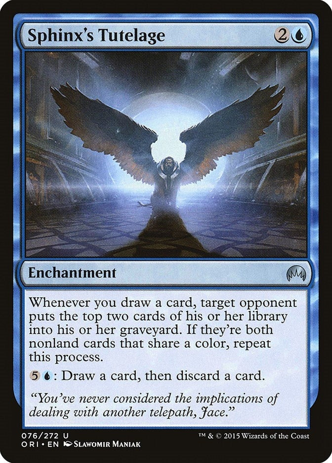 Image for Sphinx's Tutelage (Magic Origins) (76) - Magic: The Gathering