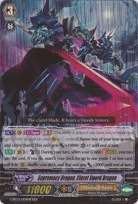 Image for Supremacy Dragon, Claret Sword Dragon (G-BT03: Sovereign Star Dragon) (G-BT03/004EN) - Cardfight Vanguard