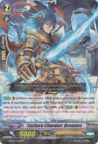 Image for Taciturn Liberator, Brennius (G-BT03: Sovereign Star Dragon) (G-BT03/027EN) - Cardfight Vanguard