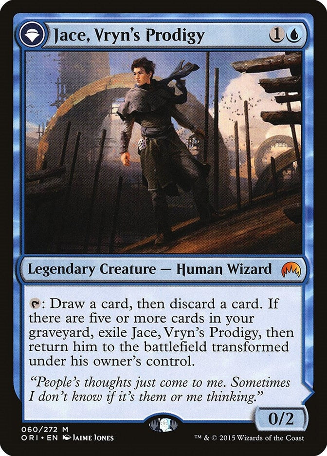 Image for Jace, Vryn's Prodigy (Magic Origins) (60) - Magic: The Gathering