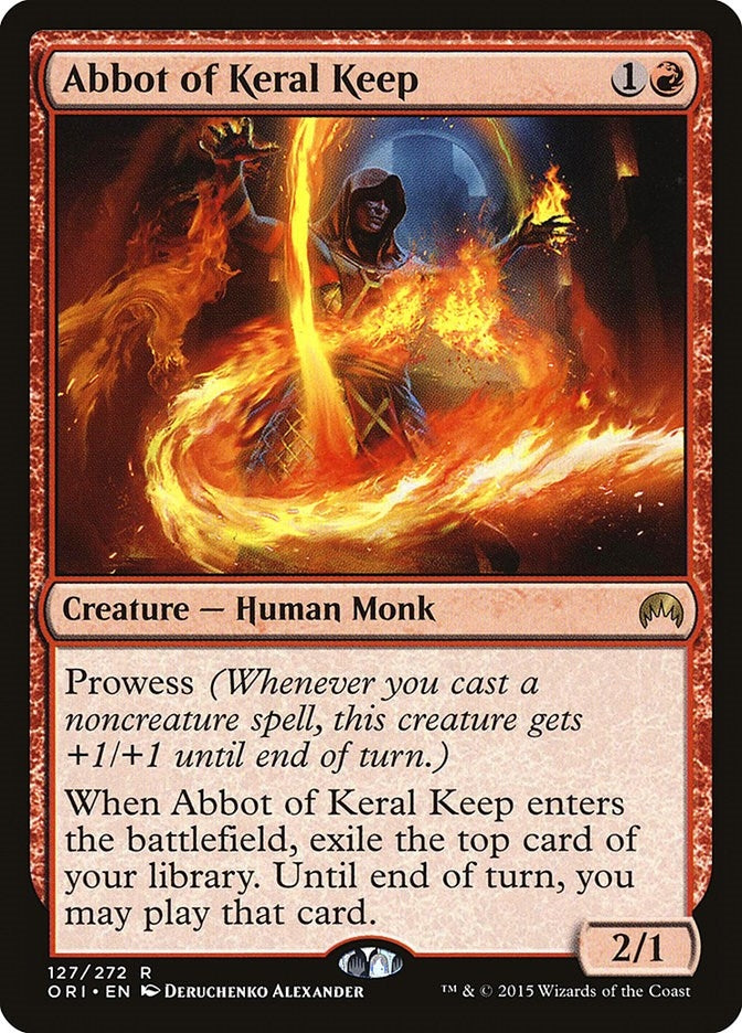 Image for Abbot of Keral Keep (Magic Origins) (127) - Magic: The Gathering