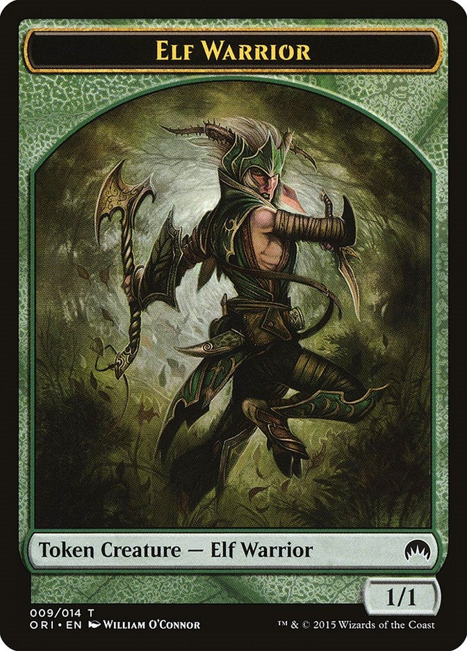 Image for Elf Warrior Token (Magic Origins) (9) - Magic: The Gathering