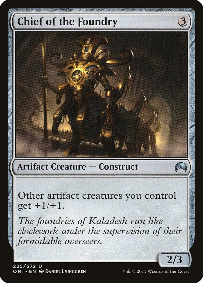 Image for Chief of the Foundry (Magic Origins) (225) - Magic: The Gathering