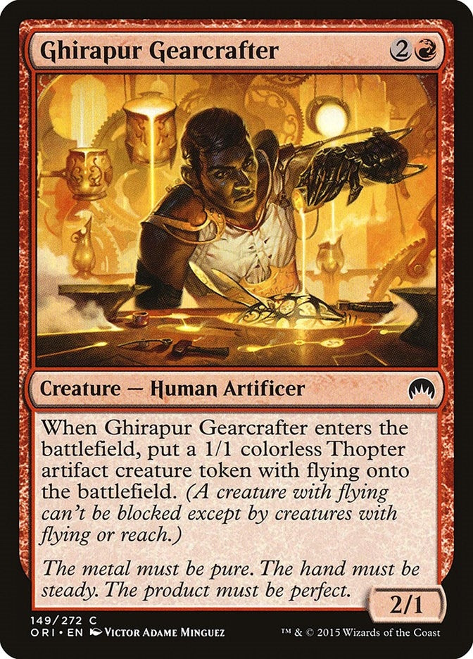 Image for Ghirapur Gearcrafter (Magic Origins) (149) - Magic: The Gathering