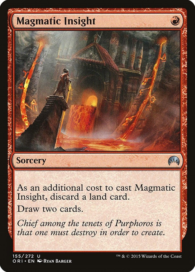 Image for Magmatic Insight (Magic Origins) (155) - Magic: The Gathering