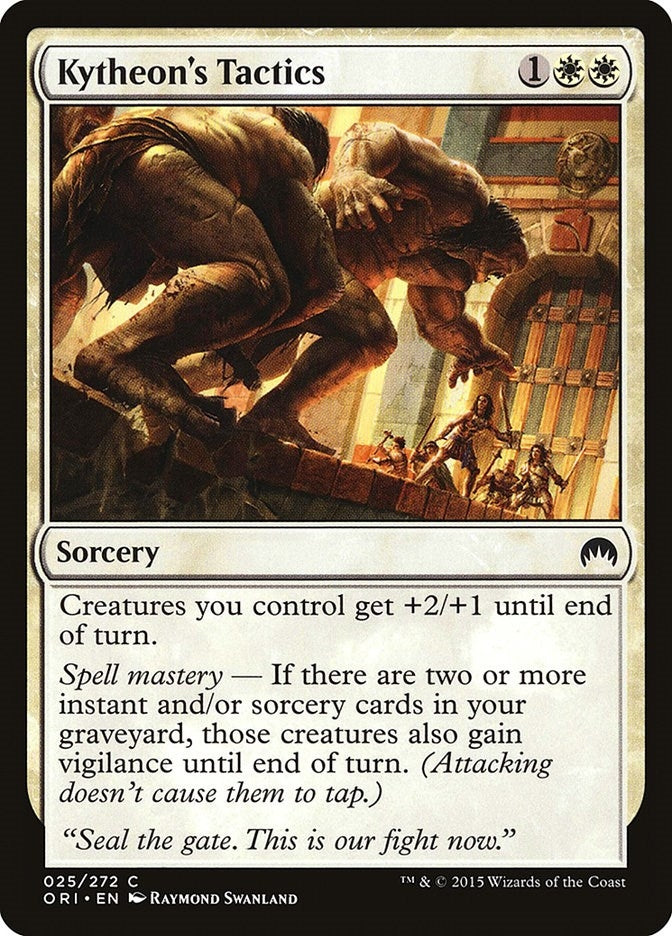 Image for Kytheon's Tactics (Magic Origins) (25) - Magic: The Gathering