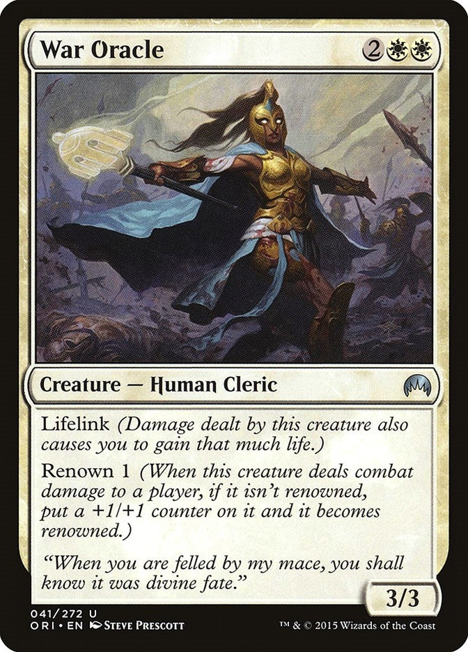 Image for War Oracle (Magic Origins) (41) - Magic: The Gathering