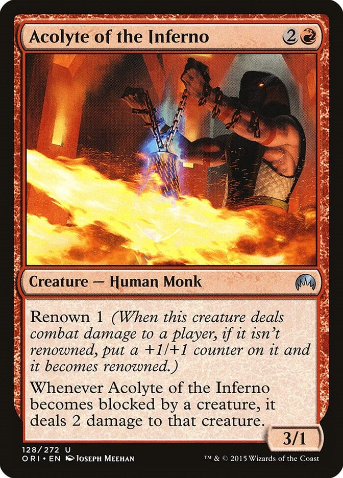 Image for Acolyte of the Inferno (Magic Origins) (128) - Magic: The Gathering