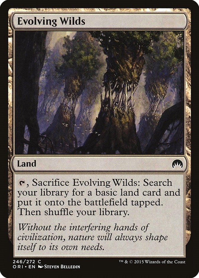 Image for Evolving Wilds (Magic Origins) (246) - Magic: The Gathering