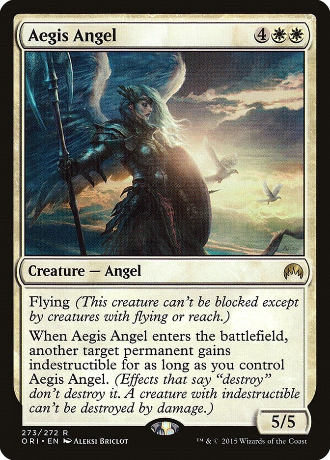 Image for Aegis Angel (Magic Origins) (273) - Magic: The Gathering