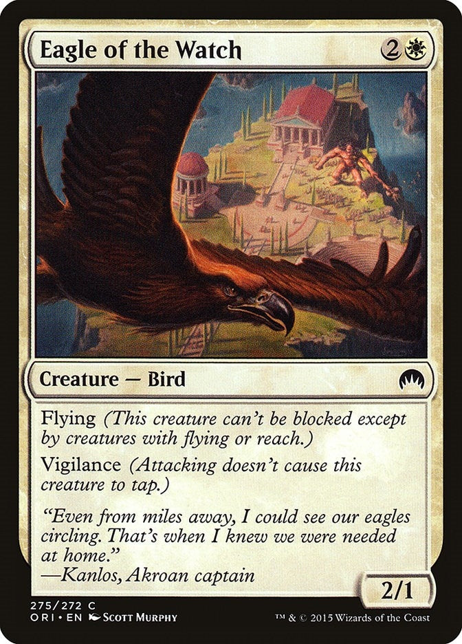 Image for Eagle of the Watch (Magic Origins) (275) - Magic: The Gathering