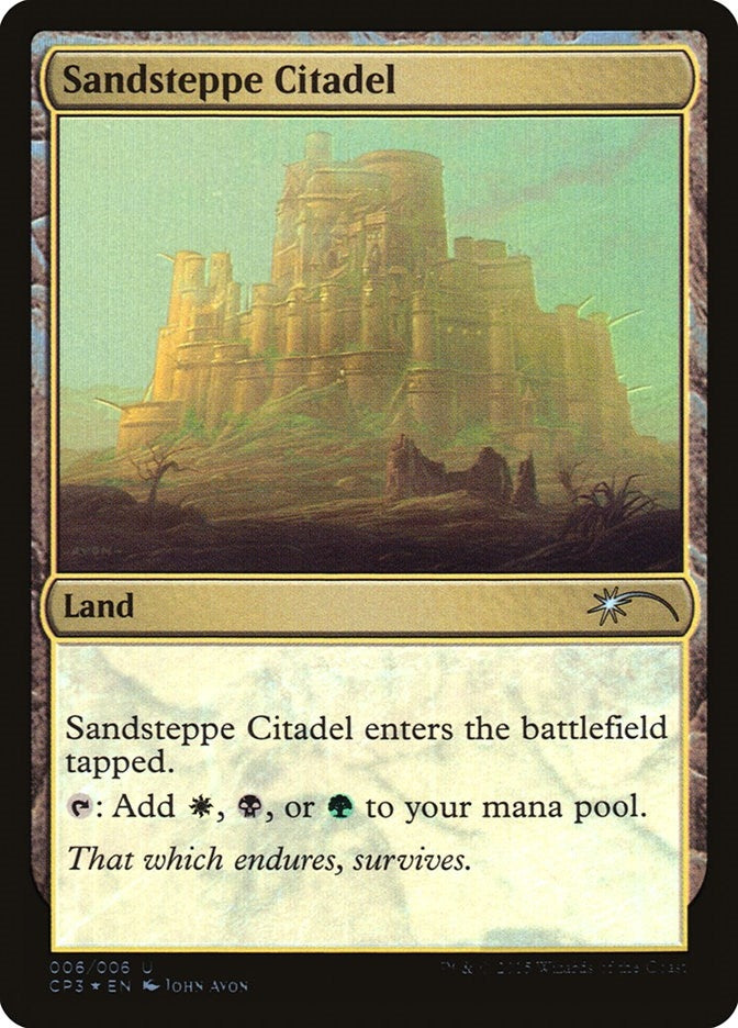 Image for Sandsteppe Citadel (Unique and Miscellaneous Promos) (6) - Magic: The Gathering
