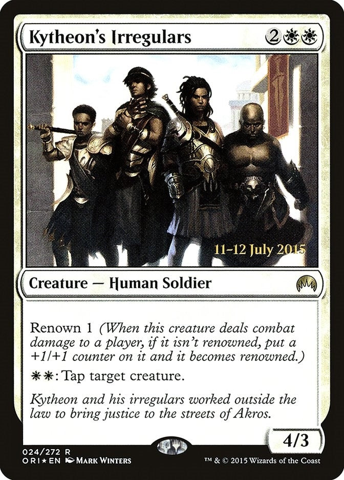 Image for Kytheon's Irregulars (Prerelease Cards) (24) - Magic: The Gathering