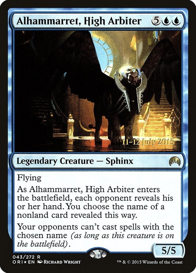 Image for Alhammarret, High Arbiter (Prerelease Cards) (43) - Magic: The Gathering