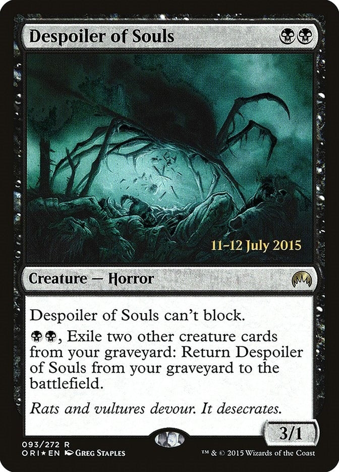 Image for Despoiler of Souls (Prerelease Cards) (93) - Magic: The Gathering