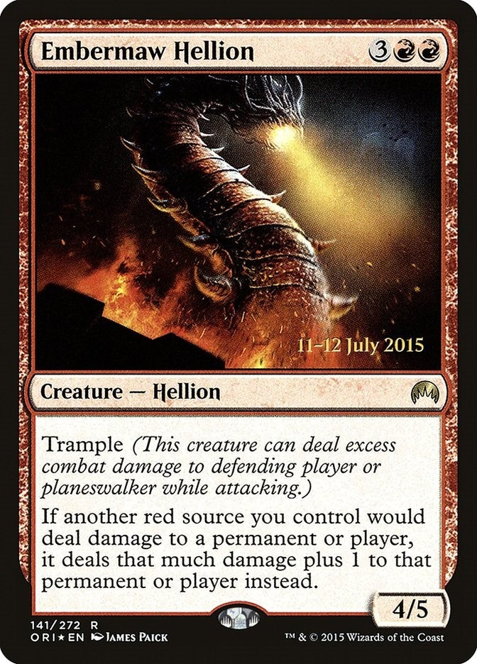 Image for Embermaw Hellion (Prerelease Cards) (141) - Magic: The Gathering