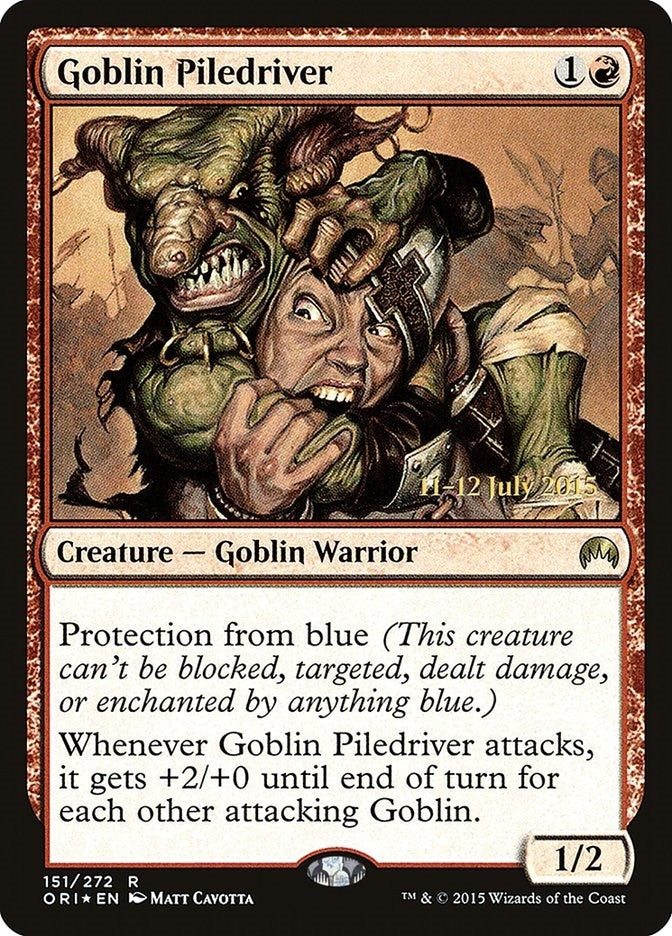 Image for Goblin Piledriver (Prerelease Cards) (151) - Magic: The Gathering