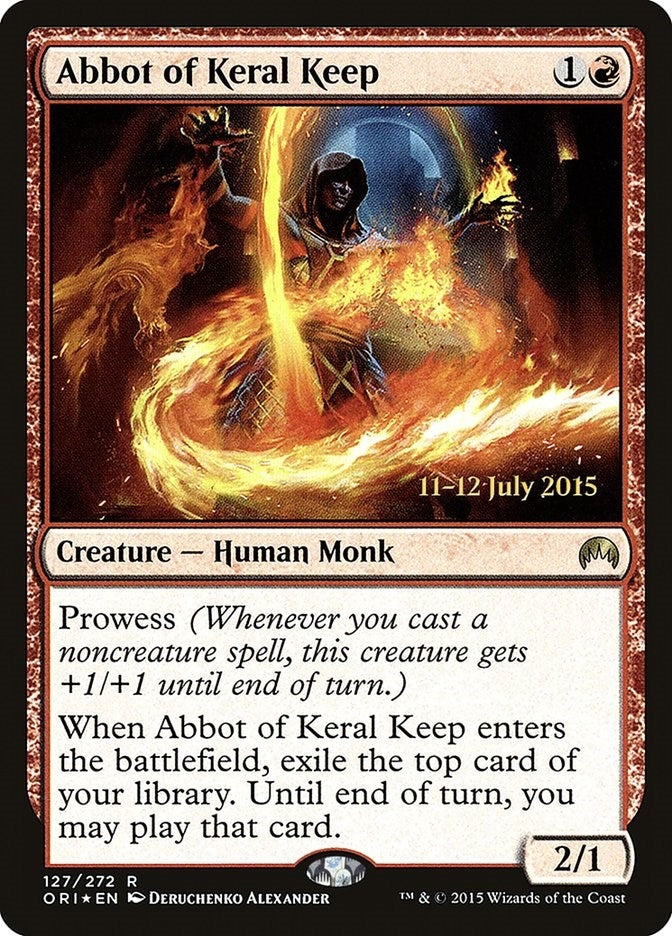 Image for Abbot of Keral Keep (Prerelease Cards) (127) - Magic: The Gathering